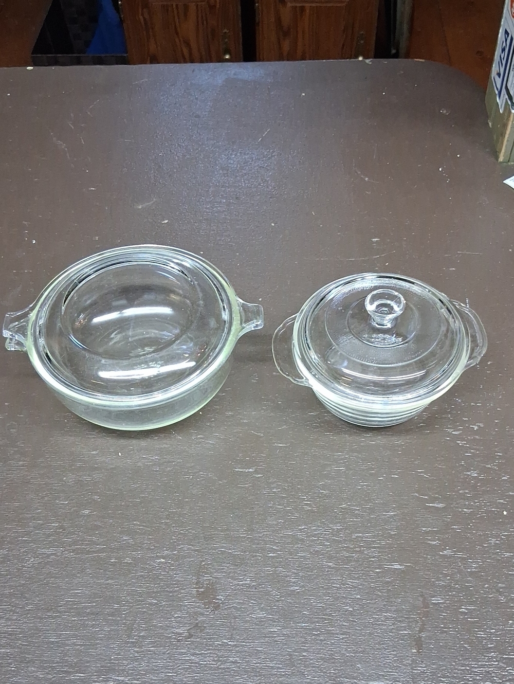 Set Of 2:‎ Pryex And Fire King Little Casserole Dishes With Lids (set 2)